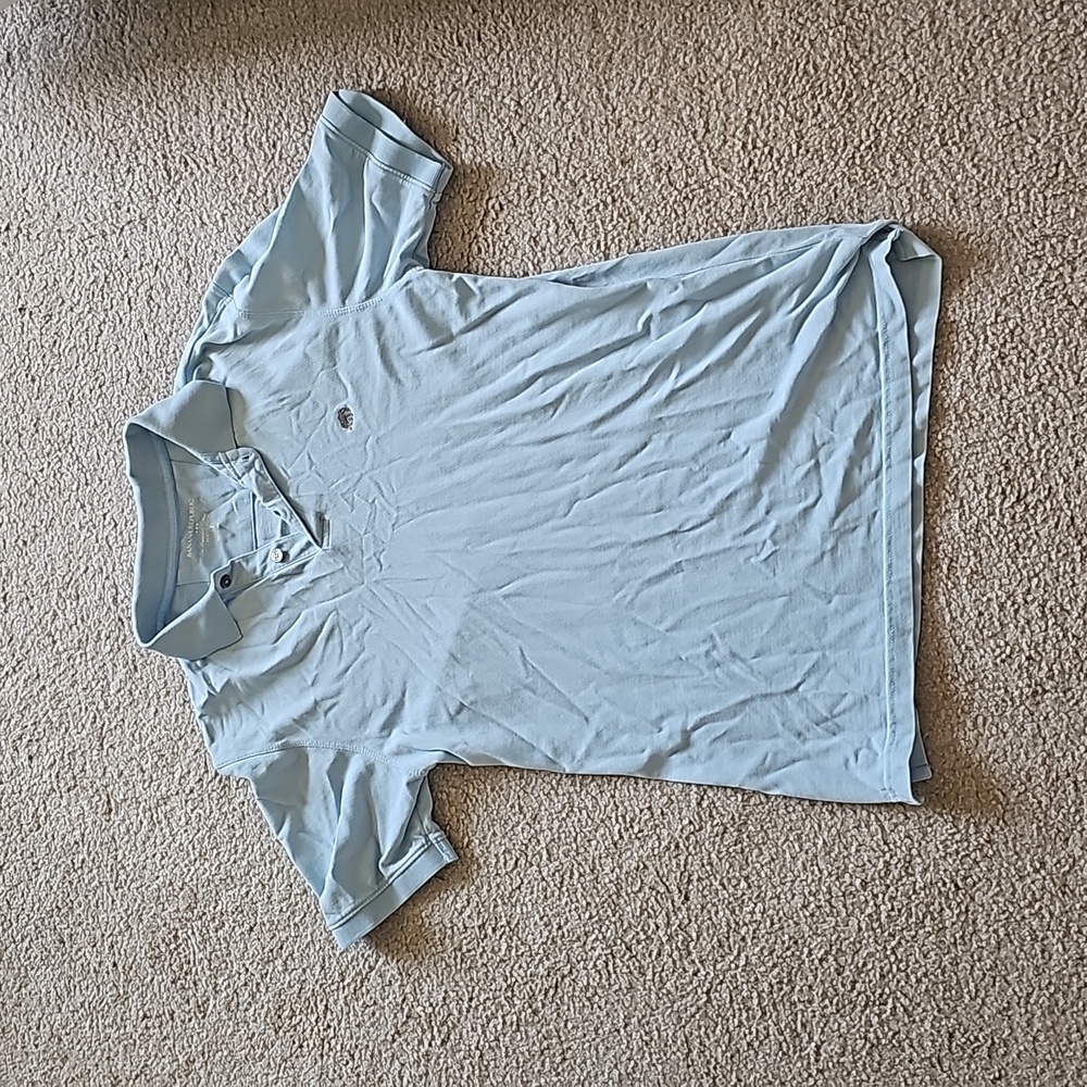 Banana Republic medium ligjt blue polo